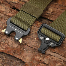 Load image into Gallery viewer, 125-140long big size Belt Male Tactical military Canvas Belt Outdoor Tactical Belt men's Military Nylon Belts Army ceinture hom