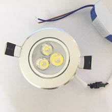 Load image into Gallery viewer, 1pcs/lot 3W Ceiling downlight Epistar LED round ceiling lamp Recessed Spot light AC85-265V for home illumination