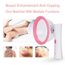 Load image into Gallery viewer, 2 Cup Women Breast Massager Electric Breast Enlargement Device Vacuum Cupping Machine Vacuum Chest Pump Body Cupping Massage Set