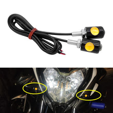 Load image into Gallery viewer, 2 Pcs LED Motorcycle Signal Lamp Super Bright LED Car Number License Plate Bolt Screw Tail Rear Light Brake Fog Lamp Bulb