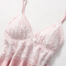 Load image into Gallery viewer, 2 pieces/set Femme Robe set Sexy Bathrobe Nightgown Female Negligee Lace Lingerie Night Dress Bridesmaid Gown Hot Erotic