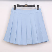 Load image into Gallery viewer, 2018 New Spring high waist ball pleated skirts Harajuku Denim Skirts solid a-line sailor skirt Plus Size Japanese school uniform