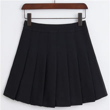 Load image into Gallery viewer, 2018 New Spring high waist ball pleated skirts Harajuku Denim Skirts solid a-line sailor skirt Plus Size Japanese school uniform