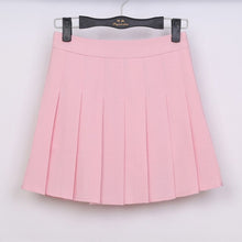 Load image into Gallery viewer, 2018 New Spring high waist ball pleated skirts Harajuku Denim Skirts solid a-line sailor skirt Plus Size Japanese school uniform