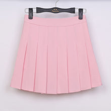 Load image into Gallery viewer, 2018 New Spring high waist ball pleated skirts Harajuku Denim Skirts solid a-line sailor skirt Plus Size Japanese school uniform
