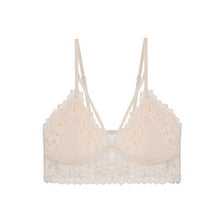 Load image into Gallery viewer, 2020 Arrival Sexy Lace Bralette  Bustier Cross Back Bras For Women Bandage Top Tank New Bralet Bralette Unpadded Bra