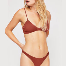 Load image into Gallery viewer, 2020 New Hot Ladies Cotton Thin Underwear Ribbed Sexy Soft Lingerie Bra Sets beauty back Women Bra Panties Set Comfort Homewear