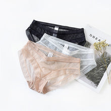 Load image into Gallery viewer, 2020 New Sexy Panties Low-Waist Panty Women Underwear Briefs Mesh Fashion for Ladies Bikini Thin Transparent Lingerie