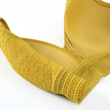 Load image into Gallery viewer, 2020 Sexy Bras For Women French Wire Free Thin Padded Bra Set Big Chest Lace Push Up Underwear Sets Girl Candy Colour Bralette