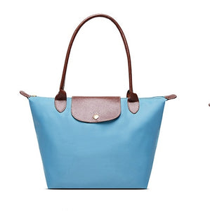 2021 Famous Brands Women Bags Shoulder Bag Handbag Waterproof Nylon Leather Beach bag Designer Folding Tote Bolsa Sac Feminina