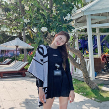 Load image into Gallery viewer, 2021 New Korean One Piece Swimsuit Solid Push Up Swimwear Swim Skirt Summer Beach Wear Padded Bathing Suit Swimskirt