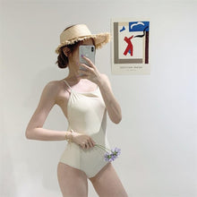 Load image into Gallery viewer, 2021 New Korean Style Monokini Women Swimwear One Piece Swimsuit High Quality Mesh Bathing Suit Sexy Monokini Beachwear