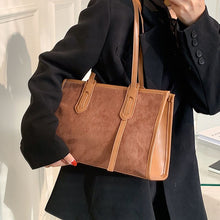 Load image into Gallery viewer, 2021 Winter Small Quilted Scrub Leather Plush Square Shoulder Underarm Bags for Women Fashion Designer Luxury Brand Handbags