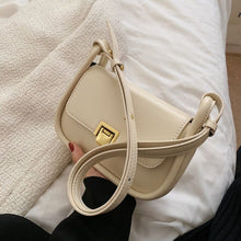 Load image into Gallery viewer, 2022 Luxury Brand Small Leather Crossbody Bags Long Belt Design Female Shoulder Purses and Handbags In Trendy Underarm Bag