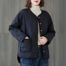 Load image into Gallery viewer, 2022 New Autumn Women Winter Coat Casual Loose Warm Padded Jacket Coat Outwear Solid Overcoats Streetwear Tops Quilted Jacket