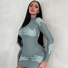 Load image into Gallery viewer, 2022 Summer New Women's Fashion Dresses Elegant Round Neck Sleeveless Slim Fit Temperament Contrast Color Buttock Bodycon Dress