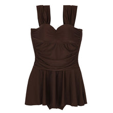 Load image into Gallery viewer, 2023 Korean One Piece Swimsuit Female Women Swimwear Sexy Monokini Summer Solid Bathing Suit Swimming Suits Swimskirt