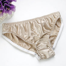 Load image into Gallery viewer, 4 PACK 100% Pure Silk Women's Panties Brief Underwear Lingerie Plus Size M-3XL MS004