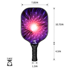 Load image into Gallery viewer, OSHER Pickleball Paddle Graphite Pickleball Racket Honeycomb Composite Core Pickleball Paddle Set Ultra Cushion Grip Low Profile Edge Bundle Graphite