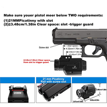 Load image into Gallery viewer, 1000 Lumens Flashlight Red Dot Laser Sight Combo Rail for Guns Red Beams with Magnetic Charging and Tactical Strobe Weapon Light