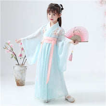 Load image into Gallery viewer, Ancient Chinese Costume Child Kid Fairy Dress Cosplay Hanfu Folk Dance Performance Clothing Chinese Traditional Dress for Girls