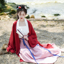 Load image into Gallery viewer, Ancient Traditional Chinese Women Elegant Hanfu Dress Fairy Embroidery Stage Folk Dance Costume Retro Song Dynasty 3 Piece Sets