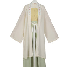 Load image into Gallery viewer, Ancient Traditional Chinese Women Elegant Hanfu Dress Fairy Embroidery Stage Folk Dance Costume Retro Song Dynasty 3 Piece Sets