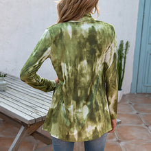 Load image into Gallery viewer, Autumn Spring 2021 New Women Cardigan Coats Open Front Tie Dye Loose Slim  Cover Ups Casual Jackets Female Streetwear
