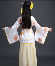 Load image into Gallery viewer, Chinese Costume Ladies Vintage Girls Festival Clothing Women Chinese Robes Dance Outfit Children Cosplay Costume Hanfu Dress Kid