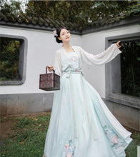 Load image into Gallery viewer, Chinese Folk Dance hanfu dress Retro Tang Dynasty Princess Cosplay Stage Wear Asian Traditional chinese Hanfu women Fairy Dress