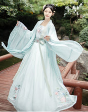Load image into Gallery viewer, Chinese Folk Dance hanfu dress Retro Tang Dynasty Princess Cosplay Stage Wear Asian Traditional chinese Hanfu women Fairy Dress