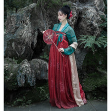 Load image into Gallery viewer, Chinese Traditional Fairy Dance Costume Ancient Hanfu Clothing Women Oriental Folk Dancewear Lady Tang Dynasty Princess Clothing