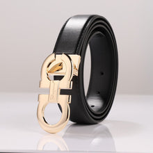 Load image into Gallery viewer, Designer Men's Genuine Leather Dress Belt Alloy Pin Buckle Belt For Men  Business Men Belt Fancy Fashion Jeans Belt