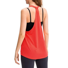 Load image into Gallery viewer, Exercise Gym Tops Women Workout Tank-Top Quick Dry Stretch Loose Running  Athletic Shirts Camisole Sleeveless Vest Roupas Femin