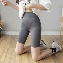 Load image into Gallery viewer, Fashion Fitness Biker Shorts Summer High Waist Sweatpants Women's Cycling Shorts Ladies Solid Thin Casual Stretch Sports Shorts