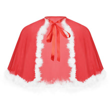 Load image into Gallery viewer, Female Christmas Lingeries Sets New Sexy Lace Bra Briefs and Cape Top Thong Underwear Suits Women Christmas Red Clothing Suit