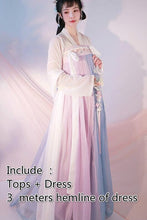 Load image into Gallery viewer, Female Traditional Folk Elegant Ancient Hanfu Costume Tang Dynasty Princess National Dance Clothes Tang Suit Oriental Dress