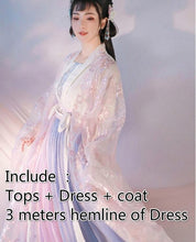 Load image into Gallery viewer, Female Traditional Folk Elegant Ancient Hanfu Costume Tang Dynasty Princess National Dance Clothes Tang Suit Oriental Dress