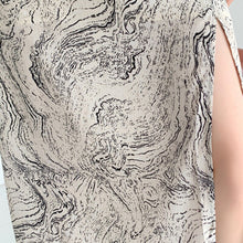 Load image into Gallery viewer, French Print Ink Sling Dress Women Sexy Inner V-neck Temperament Chiffon Slimming A-line Backless Dress Slit Suspender Dresses