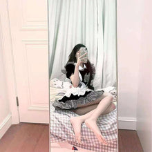 Load image into Gallery viewer, Gothic Lolita Maid Lingerie Halloween Costumes for Women Plus Size Black White Apron Maid Outfit Japanese Kawaii Party Dress New