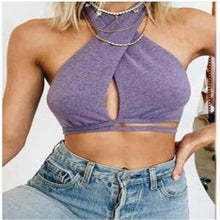Load image into Gallery viewer, Green Hollow Out Tank Tops for Women Office Lady Solid Tanks Corset Camisole Slim Fit Basic Tees 2021 Summer Fashion