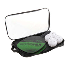Load image into Gallery viewer, 2 Pickleball Paddles, Wood Material, Pickleball Set of 4 Balls and 1 Pickleball Bag