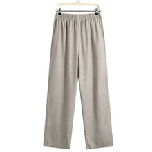 Load image into Gallery viewer, Hanfu Linen Shirts Men Wushu Traditional Chinese Pants Qing Dynasty Clothing For Pantalon Wing Chun Roupa Oriental Kung Fu Suit