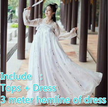 Load image into Gallery viewer, Hanfu Women Costume Elegant Traditional Chinese Style Hanfu Princess Dress Ancient Folk Tang Suit Fairy Performance Clothing
