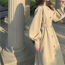 Load image into Gallery viewer, High Quality Autumn New Korean Women Long Trench Coat British Style Windbreaker Coats For Women Winter Female All-match Outwear