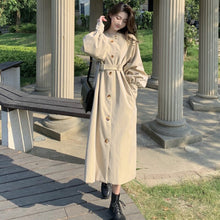 Load image into Gallery viewer, High Quality Autumn New Korean Women Long Trench Coat British Style Windbreaker Coats For Women Winter Female All-match Outwear
