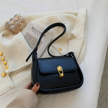 Load image into Gallery viewer, Kiwi Solid Color Simple Small PU Leather Crossbody Bags for Women 2022 Summer Female Elegant Shoulder Handbags Good Purses