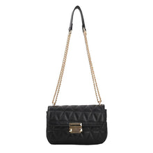 Load image into Gallery viewer, Lingge Small PU Leather Flap Crossbody Bags for Women 2022 Hit Women's Luxury Branded Trending Chain Shoulder Handbags