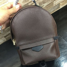 Load image into Gallery viewer, Luxury Backpack Bags Authentic Canvas Mini Rucksack Classic Design Lady's Shoulder Bag With Flowers for Girls