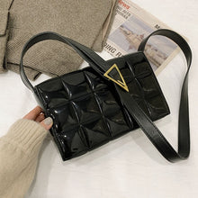 Load image into Gallery viewer, Luxury Women's Shoulder Bags Weave Leather Flap Bag For Women 2020 New Brand Designer Handbags Thick Chain Crossbody Bags Female